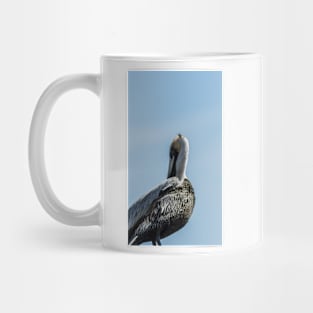 portrait of Brown Pelican Mug